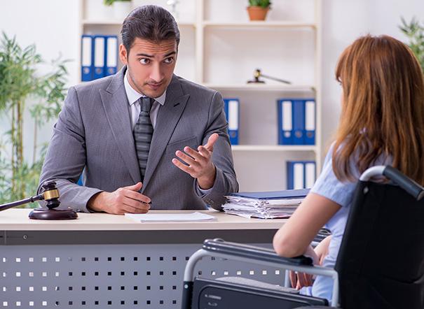 Personal Injury Lawyer Explaining What Our Legal Representation Can Do For You
